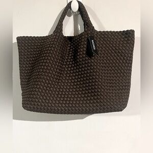 Naghedi St. Barths large Woven Brown Tote Bag